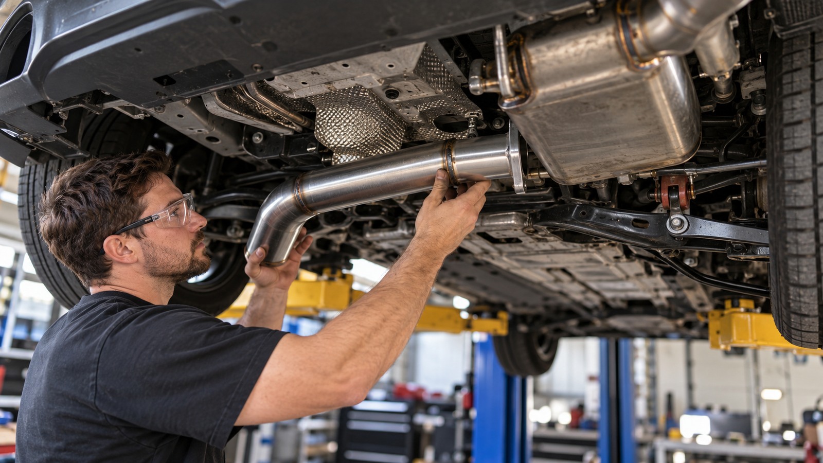 What custom exhaust fabrication involves