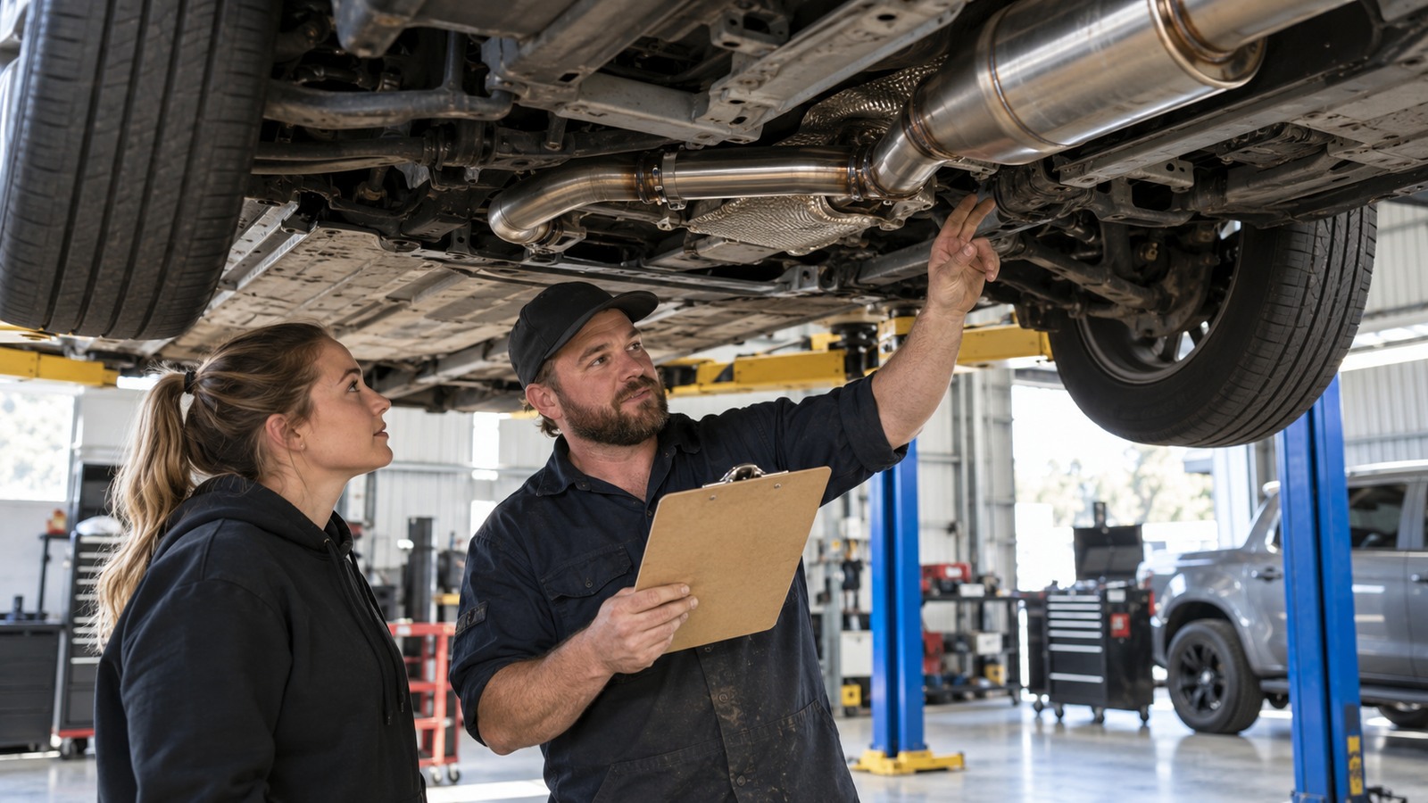 Exhaust shop quotes and noise rules in Victoria