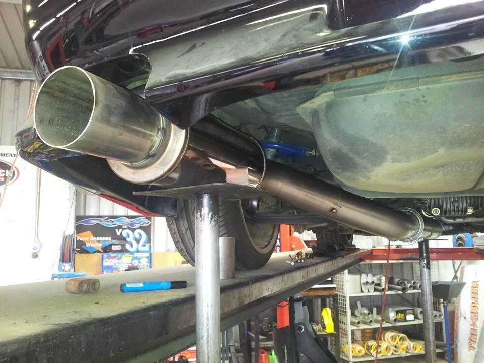 Fabrication work at Taylah Made Exhausts